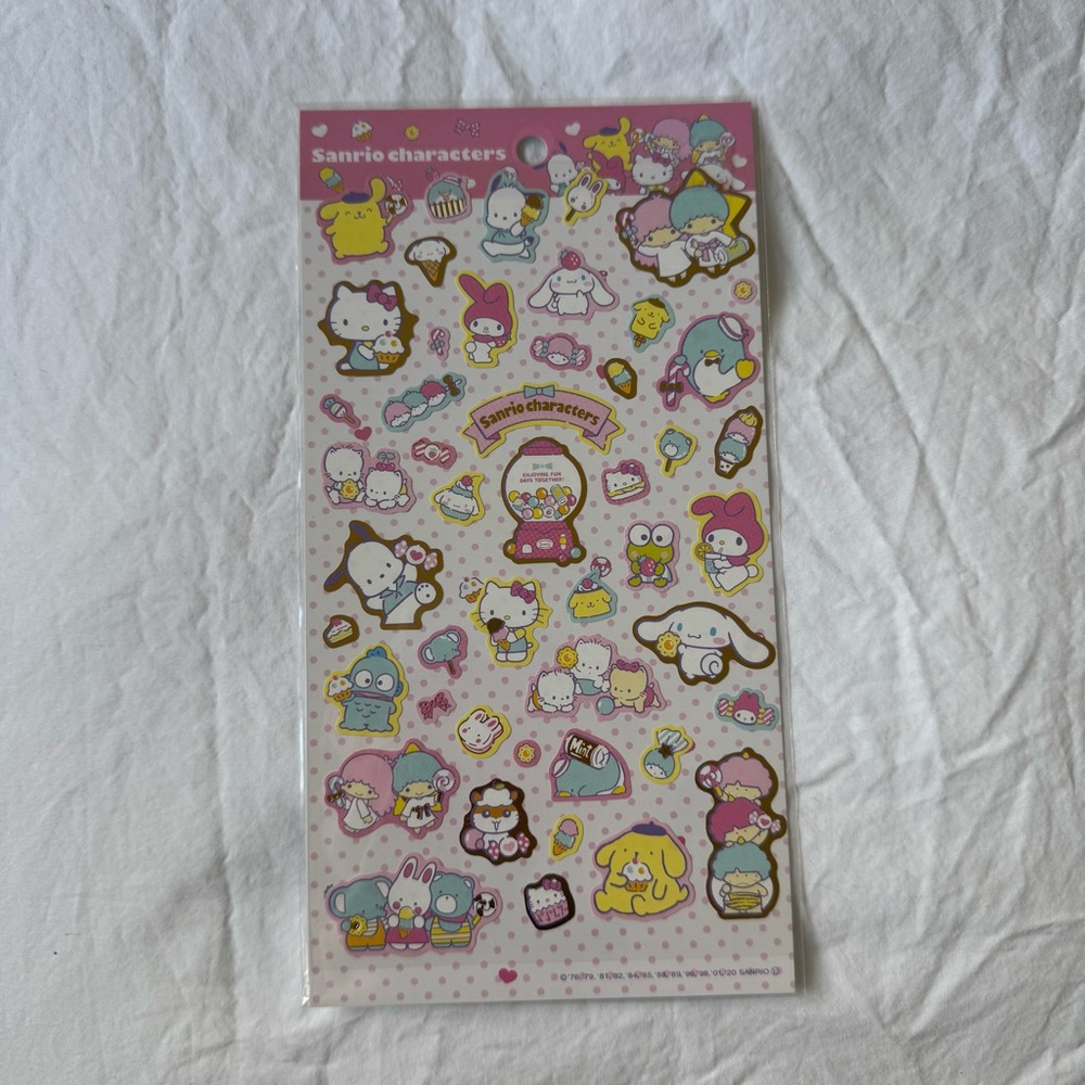 3/$20 ♡ Sanrio Characters Sticker Sheet